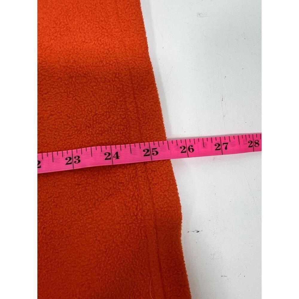 Vtg Ralph Lauren Polo Jeans Co Fleece Hoodie Orange Blue Hood 90s Mens L - Picture 6 of 6